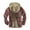 Red, variant on Meichang Mens Fleece Jackets Plus Size Plaid Hoodies Streetwear Button Down Shirt Jacket Classic Fit Long Sleeve Cardigan Jacket