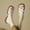 Beige, variant on USSUMA Sandals for Women Women's Fashion Casual Summer New Style Roman Solid Color Square Toe Flat Beach Sandals Summer Wedding Guest Sandals Clearance