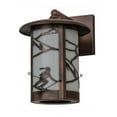 thumbnail image 2 of Meyda 172123 10 in. Fulton Alpine Solid Mount Wall Sconce - Antique Copper, 2 of 3