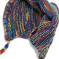 thumbnail image 3 of LinYooLi Womens Peruvian Knit Hat with Ear Flaps for Ladies Warm Striped Beanie Hat Snow Ski Hat for Winter, 3 of 6