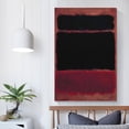 thumbnail image 5 of Black in Deep Red by Mark Rothko Painting Poster Wall Art Poster Gifts Bedroom Prints Home Decor Hanging Picture Canvas Painting Posters 16x24inch(40x60cm), 5 of 6