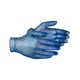 thumbnail image 1 of Aurelia - Guantes vinilo con polvo azul diseño Delight Blue PD (Paquete de 100) (Azul), 1 of 2