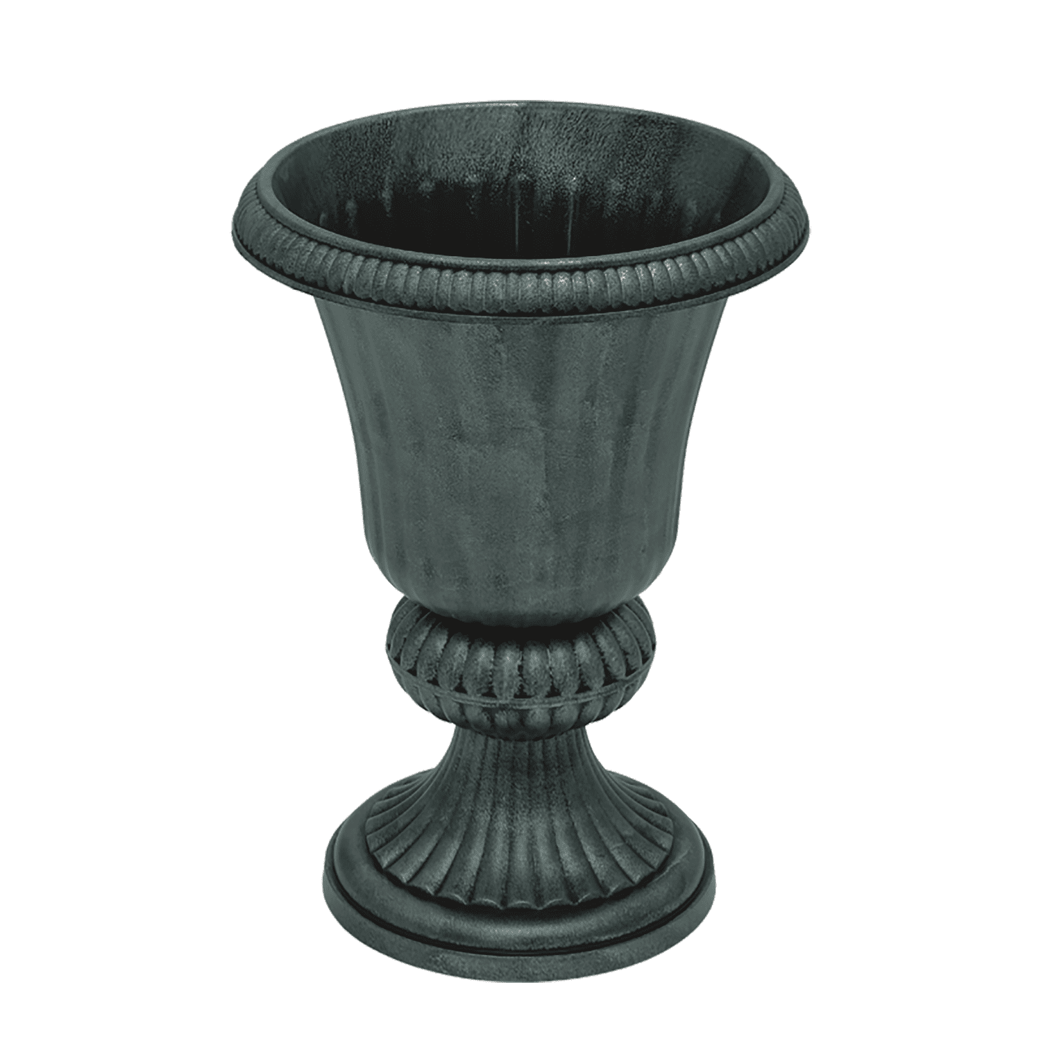 BEZT 20'' Urn Plastic Flower Pot Roman Planter Vase for Patio Deck Wedding Decor,Green
