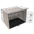 thumbnail image 6 of Geometric Dog Crate Cover, Ornamental Rhombus and Diamond Shaped Motifs, Easy to Use Pet Kennel Cover Small Dogs Puppies Kittens, 7 Sizes, Multicolor, by Ambesonne, 6 of 6
