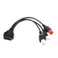 thumbnail image 1 of Youkk Motorcycle OBDII Diagnostics Connector Extension Cord Plastic 3in1 Fault Code Reader Adaptor Accessories OBD Auto Tools, 1 of 6