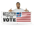 thumbnail image 2 of Register to Vote Banner Sign 18 Inch x 48 Inch | 13 oz Vinyl with Metal Grommets | Heavy-Duty Single-Sided Outdoor Durable Printed High-Quality Weatherproof | Made in the USA, 2 of 6