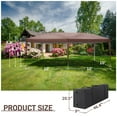 thumbnail image 4 of UBesGoo 10' x 20' Dark Coffee Portable Outdoor Canopy, Waterproof Adjustable Height, 4 of 10