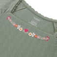 thumbnail image 7 of Levi Strauss Signature Girls Ruched Short Sleeve Top, Size 4-16, 7 of 7