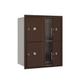 thumbnail image 2 of 4C Horizontal Mailbox - 10 Door High Unit (37 1/2 Inches) - Double Column - Stand-Alone Parcel Locker - 4 PL5's - Alumin, 2 of 4
