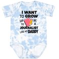 thumbnail image 3 of Inktastic I Want to Grow Up to Be a Journalist Like My Daddy Boys or Girls Baby Bodysuit, 3 of 5