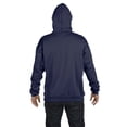 thumbnail image 2 of Hanes Adult Ultimate Cotton Pullover Hood , F170 , Navy , Small, 2 of 2