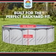 thumbnail image 3 of Lake Effect Pools Galleria 12' Round 52" Height Above Ground Swimming Pool, Full Start-up Kit, 3 of 7