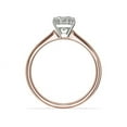 thumbnail image 2 of 1.00 Carat Excellent Asscher Cut Natural Diamond Unique Solitaire Ring for Engagement Solid 14K Rose Gold Size 8.5, 2 of 6