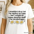 thumbnail image 2 of Deviled Eggs Funny T-Shirt, Thanksgiving Friendsgiving Foodie Tee, 2 of 10
