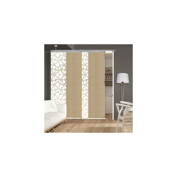 Steel Panel Track SystemAdjustable Room Dividers48-88" WidthTwo-Way MountingModern Interior Design