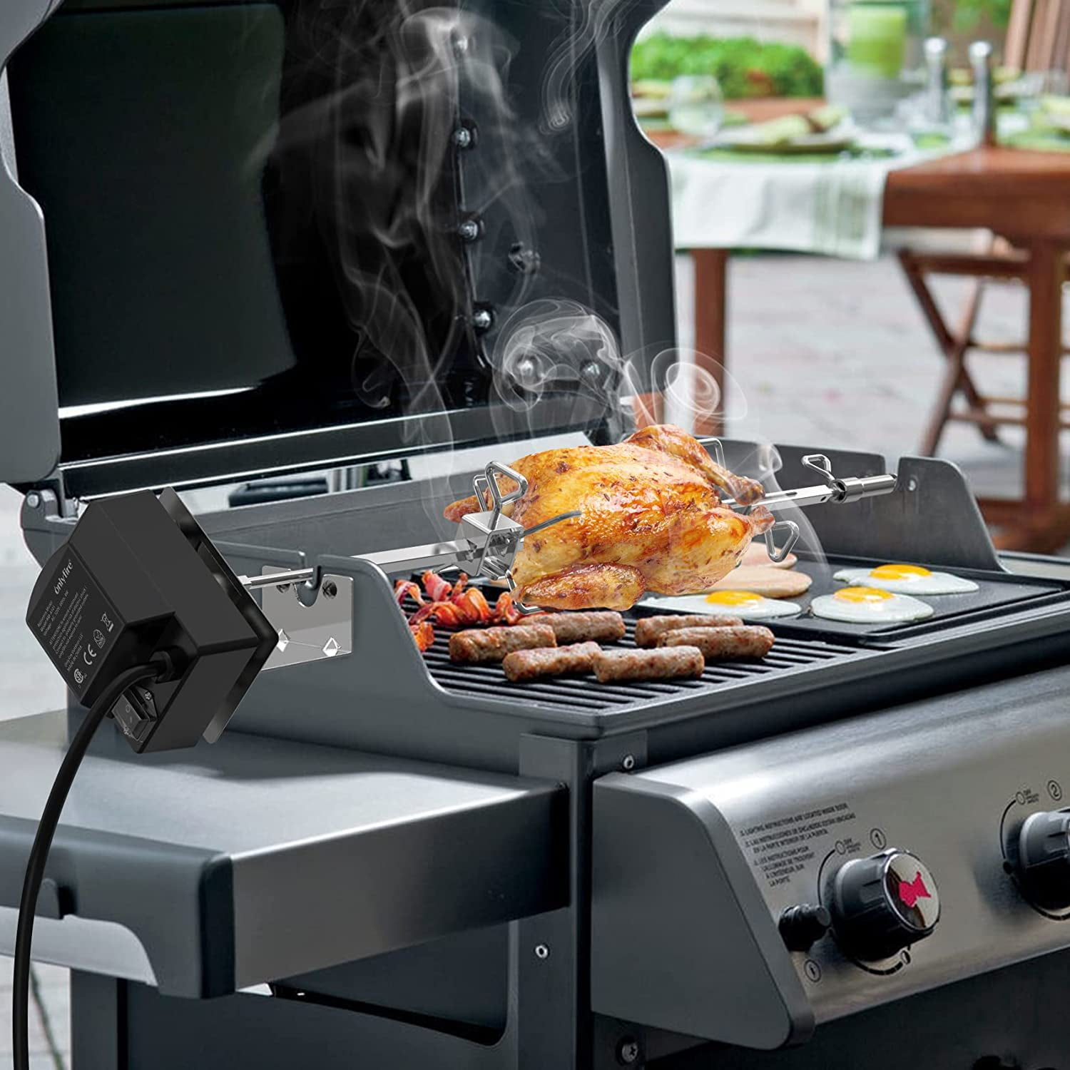 Landmann ARDOR 3 4 BURNER ROTISSERIE 43129 - Walmart.com