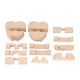 thumbnail image 2 of Juguete De Bloqueo De Rompecabezas, Regalo De Cumpleaños De Desarrollo De Inteligencia Desbloquear Rompecabezas De Enclavamiento Para Viajes A Casa Cergrey Wooden Unlock Interlock Toy, 2 of 8