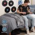 thumbnail image 5 of Bare Home Down Alternative Comforter Set - 2-Pieces - All Seasons - Twin/Twin-XL, Gray, 5 of 10