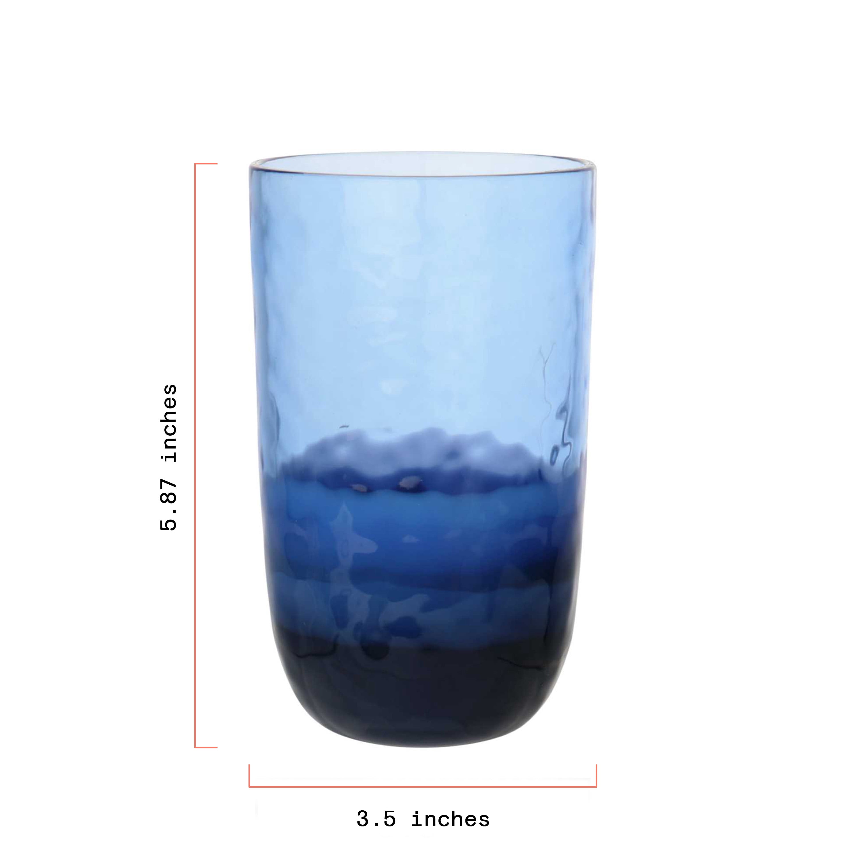 Beautiful by Drew Barrymore 4-Piece 22 oz Colorblock Acrylic Tall Tumbler Set, Multi-Color