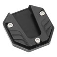 thumbnail image 4 of Motorcycle Side Stand Plate Pad High Strength Kickstand Pad Plate Support Accessory Black, 4 of 9
