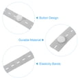 thumbnail image 4 of Elastic Band, 50Pcs Clothing Storage Strap, Grey, 4 of 5