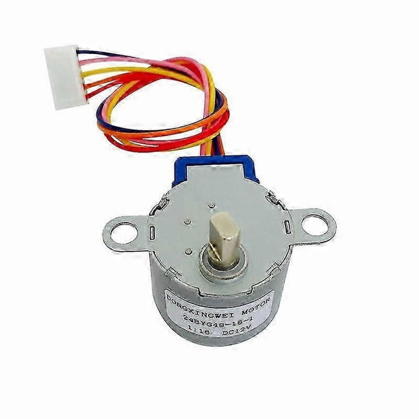 1 juego de motor CNC 24BYJ48 de 12 V CC, motor paso a paso reductor, motor paso a paso 24BYJ48