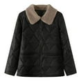 thumbnail image 5 of Winter Coats for Women Winter Warmth Reimagined Thickened Short Coat With Trim Fashionable Quilted Jacket Outerwear For Cold Weather Comfort And Style Winter Jackets for Women, 5 of 5