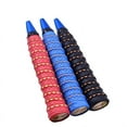 thumbnail image 2 of 1pc Absorb Sweat Racket Anti-slip Tape Handle Grip For Tennis Badminton Squash Band Rose red, 2 of 4