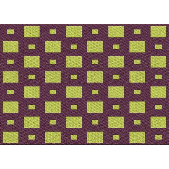 Ahgly Company Indoor Rectangle Patterned Cookie Brown Area Rugs, 8' x 12'