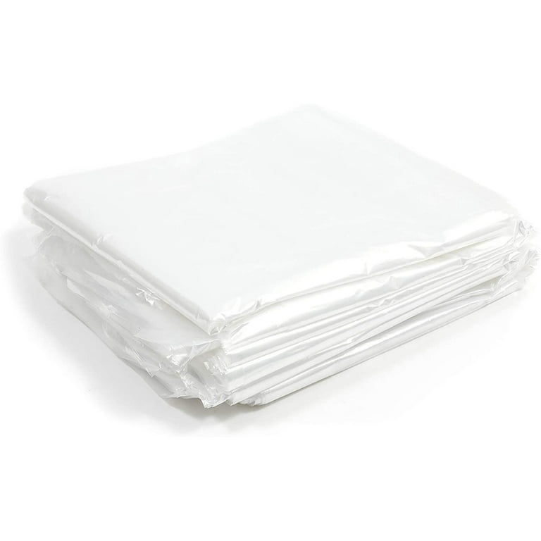 Large Clear Plastic Garment Bags - 21W x 3D x 72H - Roll of 243