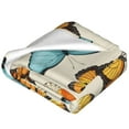 thumbnail image 4 of Bingfone Butterflies Print Flannel Fleece Blanket Throw Blanket For Bed,Sofa,Couch,Travel,Camping(60"X50"), 4 of 9