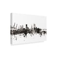 thumbnail image 2 of Trademark Fine Art 'Southampton England Skyline Black White' Canvas Art by Michael Tompsett, 2 of 4