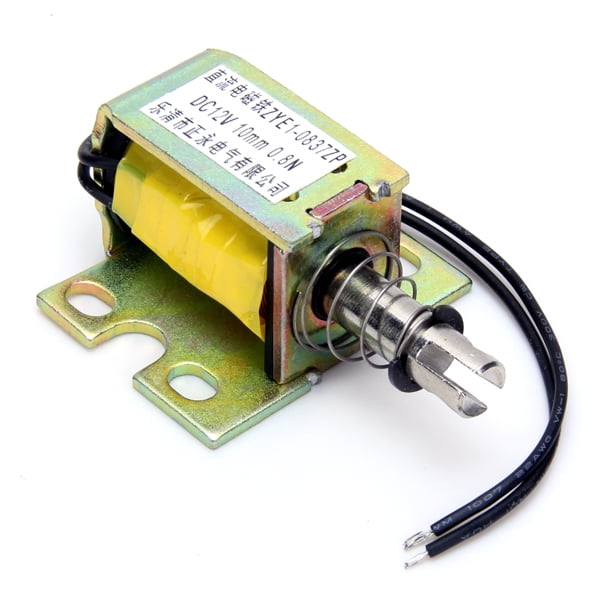 Sistema De Automatización De Electroimán De Solenoide De Empuje De Marco Abierto De 10 V 10 Mm Sunnimix Abrir Solenoides