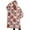 Pink Cow Strawberry, variant on Oversized Wearable Blanket Hoodie,White Cow Scarf Pattern Sherpa Blanket Hoodie with Super Pockets,Super Warm Fuzzy Pullover for Women & Men
