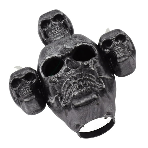 Halloween Electronic Candle Lamp, Portable Plastic Sandalwood Incense LED Halloween Skull Candle Light Interesting For Game For Dance
