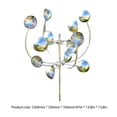 thumbnail image 3 of Jardín de hierro forjado Molino de viento decorativo Ornamento Arte Artesanía Rotación de viento Spinner Likrtyny  Libre de BPA, 3 of 3