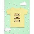 thumbnail image 3 of Cute Dogs On Shelves T-Shirt Infant -Image by Shutterstock,  12 Months, 3 of 4