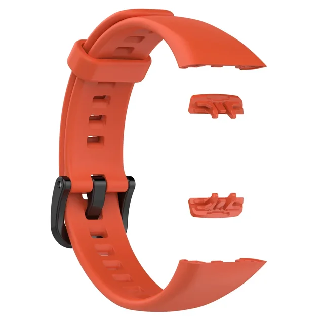Soft Silicone Sport Band Strap for Huawei Band 6 Smart Wristband Bracelet Replacement Strap for Huawei Watchband 6 Honor Band 6 13 Chicha Tangerine For Huawei Band 6