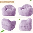 thumbnail image 4 of Qinaqin 39-Inch Bean Bag Chair-Purple-Foam Filled-For Living Room- cm de Profundidadorm, 4 of 6