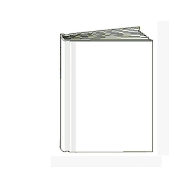 Ashley Productions ASH10700 White Hardcover Blank Book- 8.13X6.38