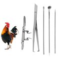 thumbnail image 2 of Chicken Capon Kit,Capon Knife Tool,Cock Rooster Caponizing Instruments Set Poultry Equipment, 2 of 5