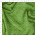 thumbnail image 4 of Soimoi Green Georgette Viscose Fabric Notes Musical Instrument Printed Craft Fabric by the Yard 42 Inch Wide, 4 of 5