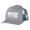 Heather Grey/American Flag Mesh, variant on Men's Wolves Not Sheep Patriotic Embroidered American Flag Mesh Back Trucker Hat, Black/Black