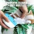 thumbnail image 4 of Simple Life 3-in-1 Shoe Cleaner Kit | Travel Size Foaming Shoe Cleaner | Nonscratch Shoe Brush & Microfiber Cleaning Cloth | Safe on White Shoes, Sneakers, Cleats, Heels | Pack of 2, 4 of 6