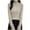 Beige, variant on Miluxas Basic Sweaters for Women Long Sleeve Crew Neck Soft Warm Cozy Pullover Lightweight Knit Jumpers Sweater White 10(XL)