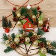 thumbnail image 2 of Picks Navideños Artificiales DR.DUDU 6 Piezas 30 cm Decoración Dorada, 2 of 8