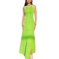 thumbnail image 1 of Txlixc Vestido largo sin mangas, cuello redondo, espalda hueca, estilo de Club de alta puntuación Txlixc moda, 1 of 9