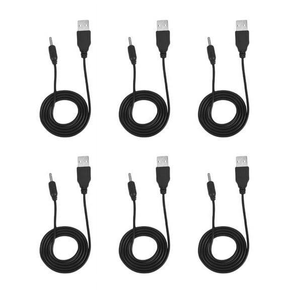 6X USB to 3.5mm Jack 5V DC Power Cable
