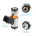 thumbnail image 5 of Unique Bargains 4 Pcs 2N1U9F593JA Fuel Injector for Ford KA Hatchback 1.6L 1996-2008 Metal Plastic Black Silver Tone, 5 of 6