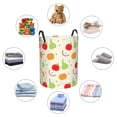 thumbnail image 4 of ZICANCN Laundry Basket Organizer, Apples Pears Fruits Pattern Collapsible Hamper for Bathroom Bedroom Laundry Room, Medium Size, 4 of 7